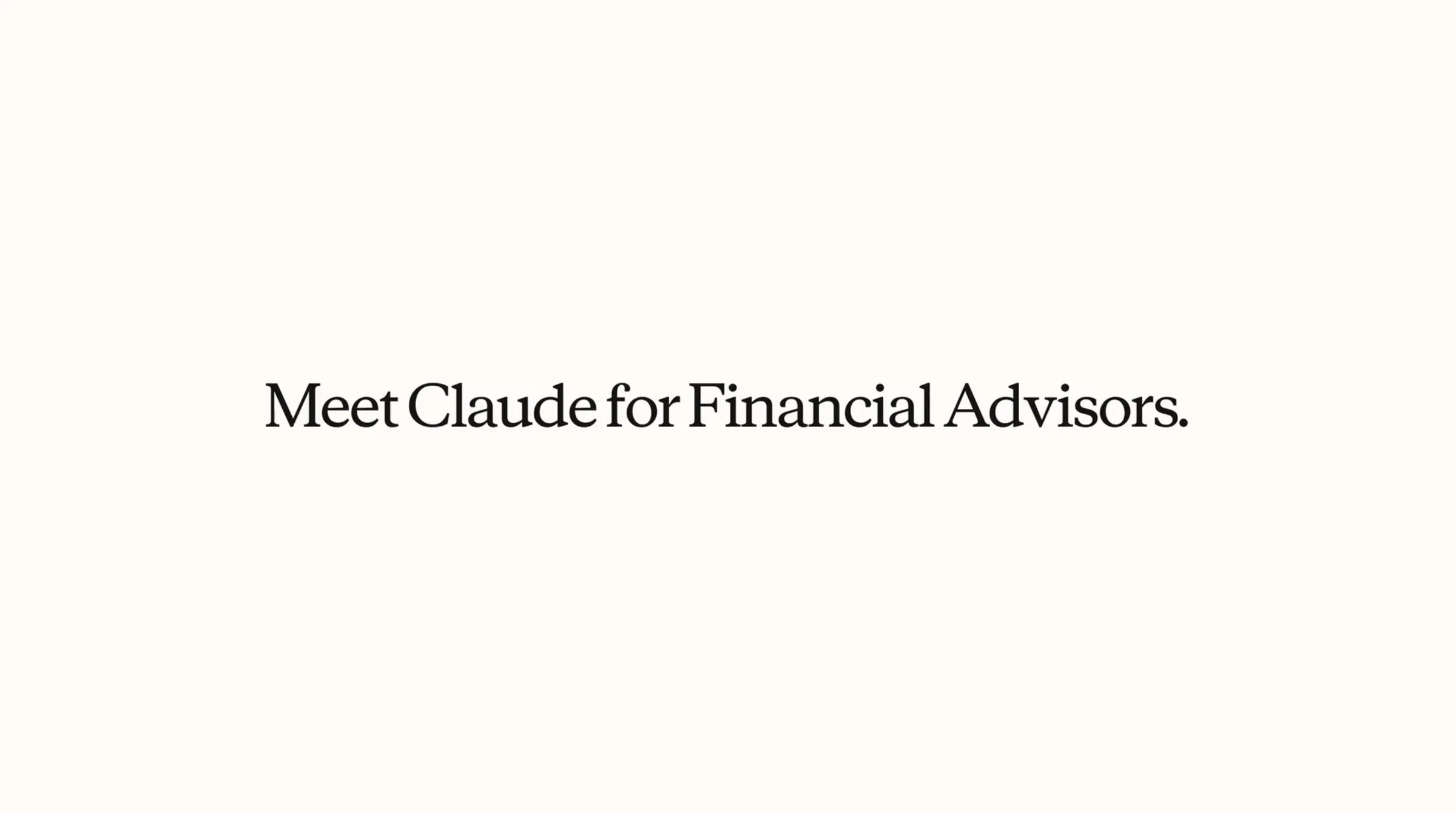 Video: Financial services