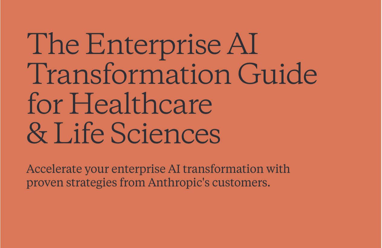 The Enterprise AI Transformation Guide for Healthcare & Life Sciences