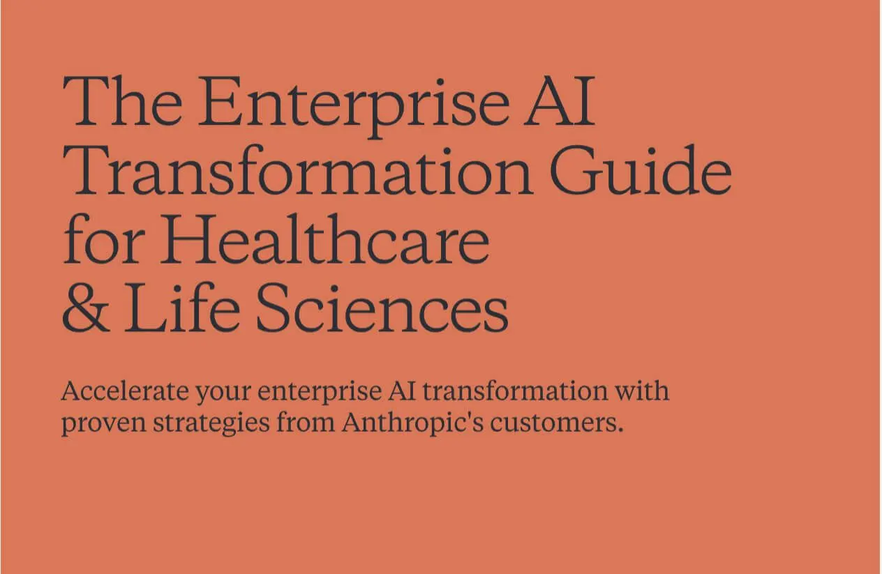 The Enterprise AI Transformation Guide for Healthcare & Life Sciences